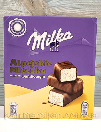 Цукерки пташине молоко  Milka Alpejskie Mleczko (ванільне) 330г