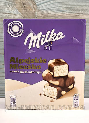 Цукерки пташине молоко Milka Alpijske Mleczko o smaku smietankowym 330 р