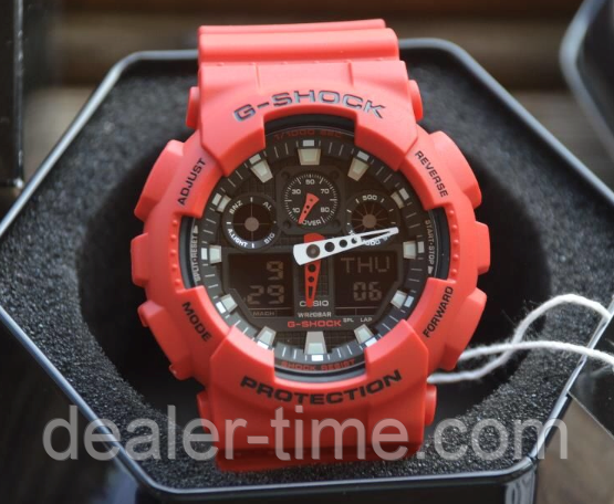 Часы Casio G-Shock GA-100B-4A - фото 1 - id-p281499401