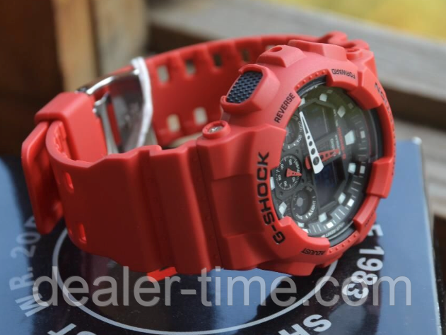 Часы Casio G-Shock GA-100B-4A - фото 4 - id-p281499401