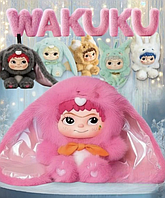 М'яка іграшка сюрприз Вакуку Лабубу Вакуку Лабубу з ушками в коробці з підвіскою 17 см, випадкова модель