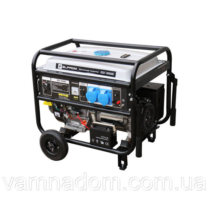 Генератор бензин/газ Елпром ЕБГ-9500Е/1 (Мідна обмотка, 8,0-8,5 кВт), фото 1