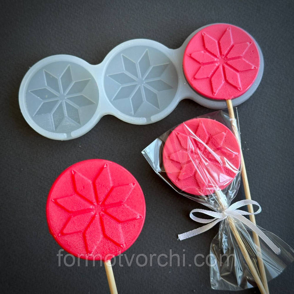 Силіконовий молд для льодяників "Вишиванка"