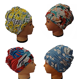 Шапочка для плавання тканинна об'ємна