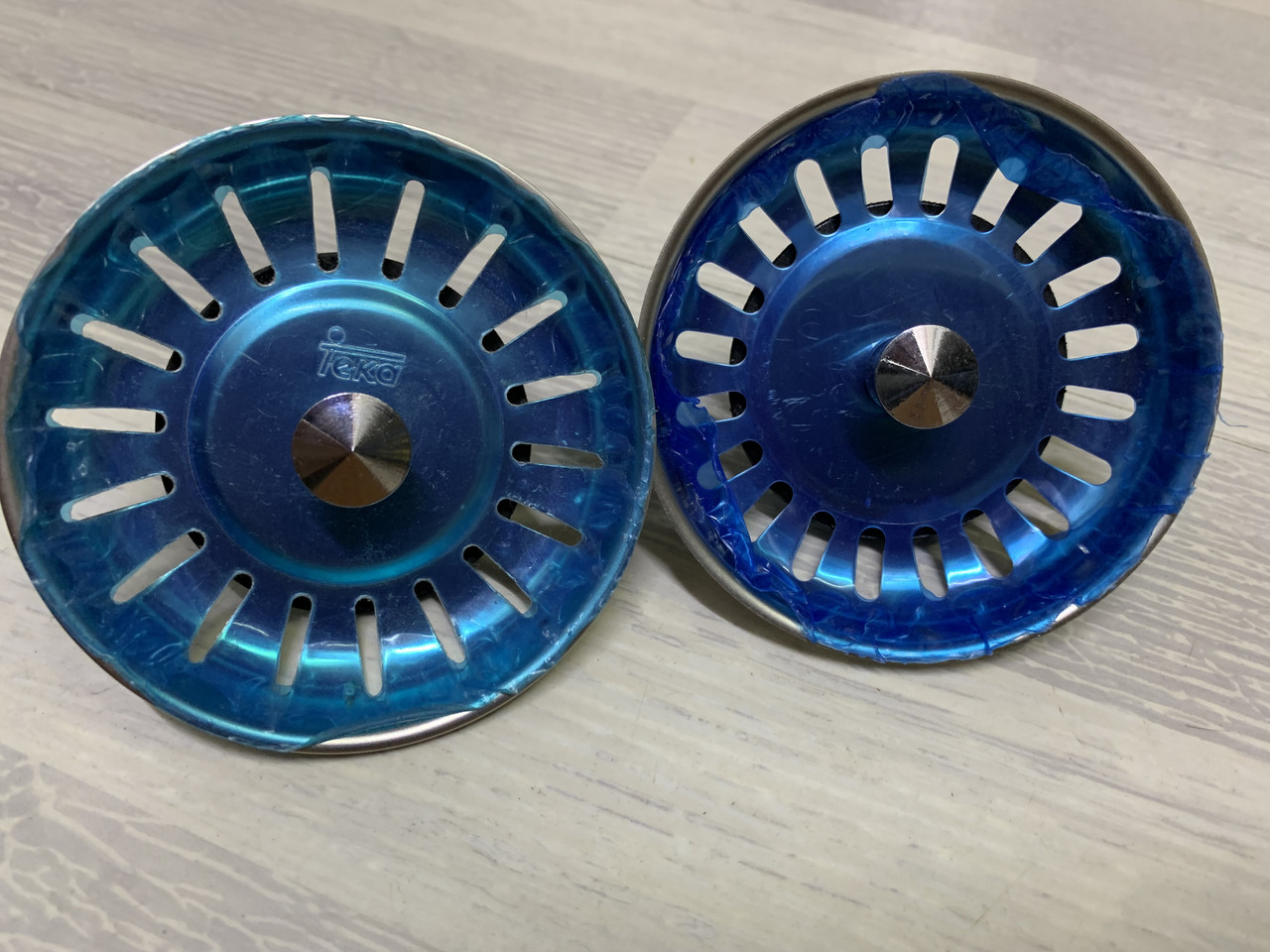 Сітка на євросифон для кухонної мийки 79 мм, 83 мм (корок, сміттєзбірник). Аналог сітки Тека 79 мм без лого