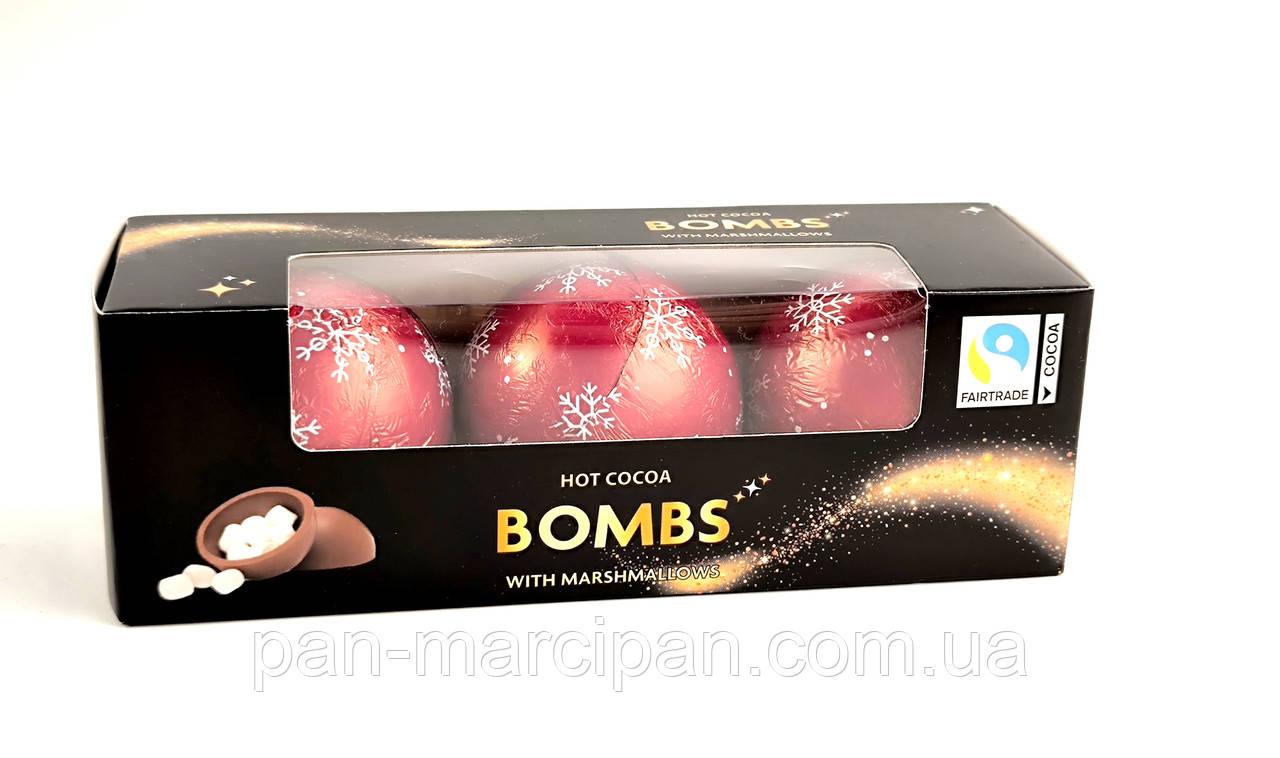 Шоколадні бомбочки з маршмеллоу Chocolate Bombs, фото 1