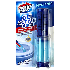 Шприц гель для унітазу гігієнічний Агент Макс Agent Max 75ml 12шт/ящ (Код: 00-00018425)