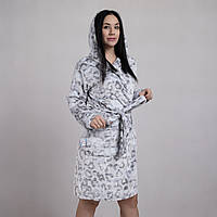 Махровий жіночий халат р.46-58
