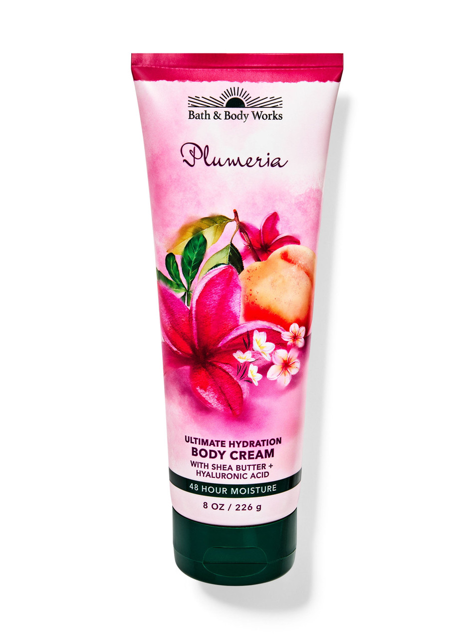 Крем для тіла Bath & Body Works — Plumeria Ultimate Hydration Body Cream / 226 г, фото 1