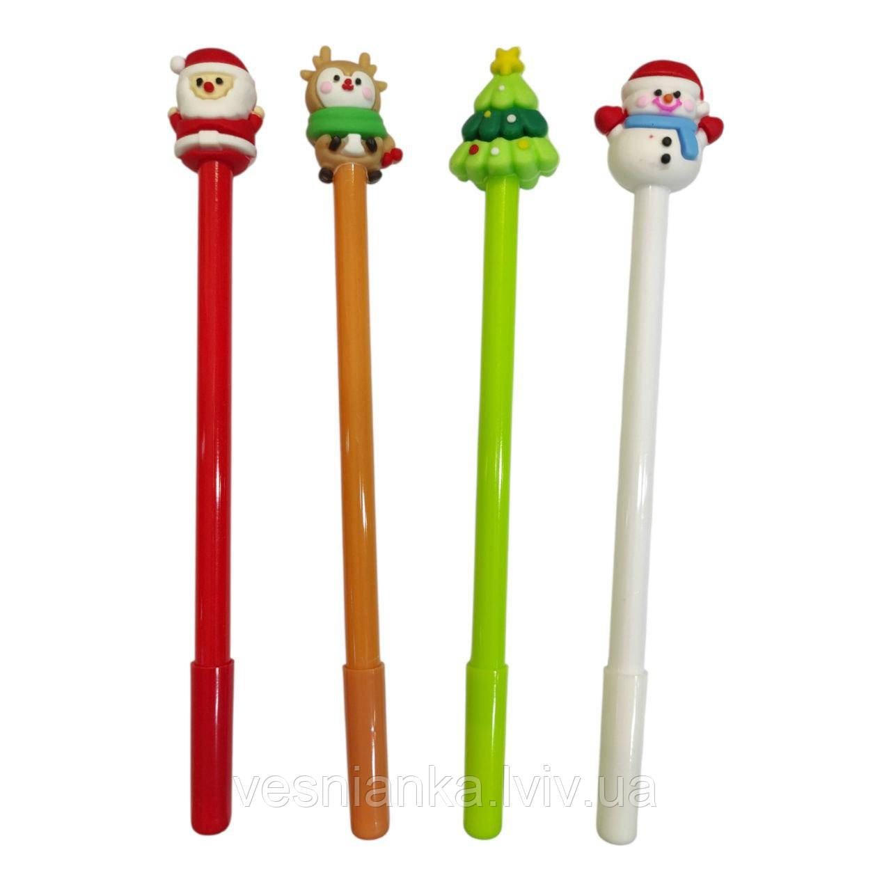 Ручка дитяча гелева Новорічна, фото 1