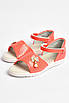 Босоніжки дитячі коралового кольору на ліпучці 204357T Безкоштовна доставка, фото 2