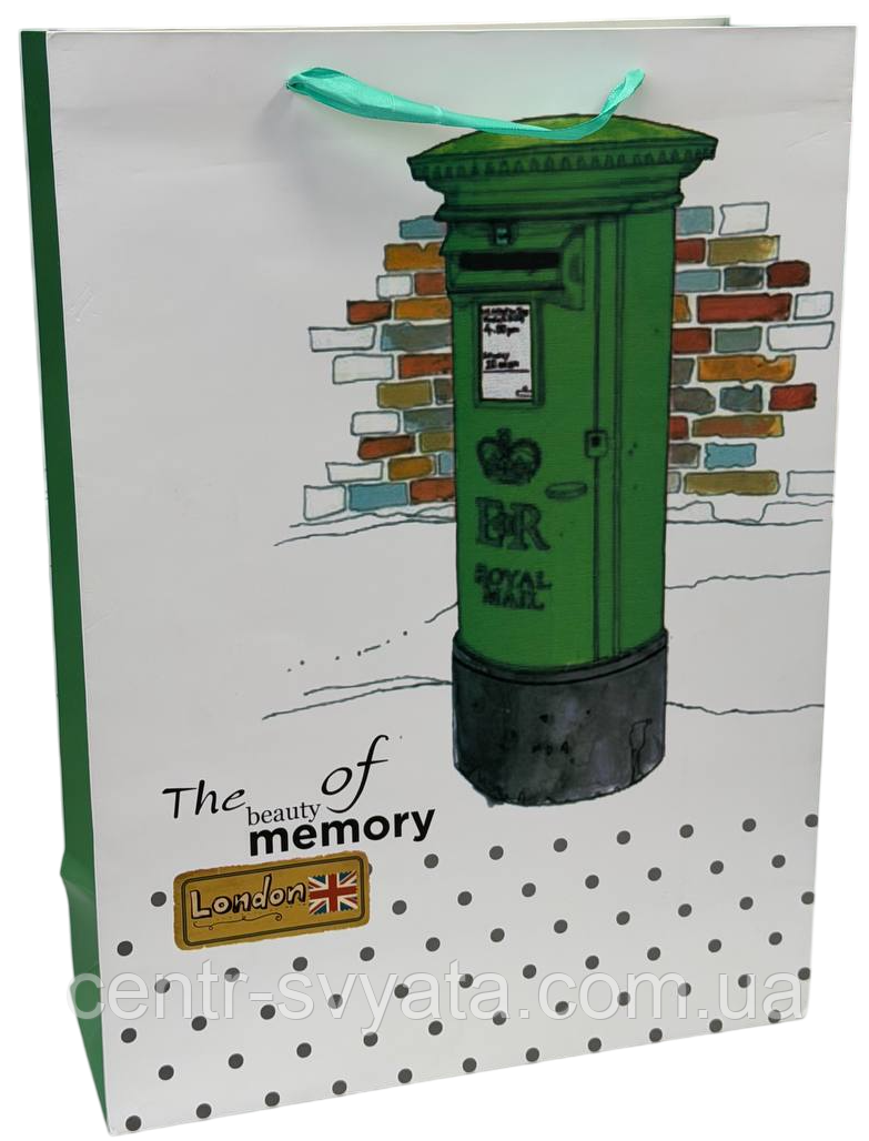 Подарунковий пакет "Вежа" 30х41х12 см