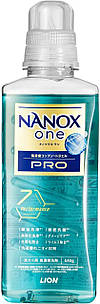 Lion Nanox One Pro концентрований рідкий засіб для прання, децинфекції та дезодорації з ферментами, аромат пудрового мила 640 г
