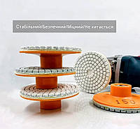 Полірувальний диск черепашка на гвинтовій основі