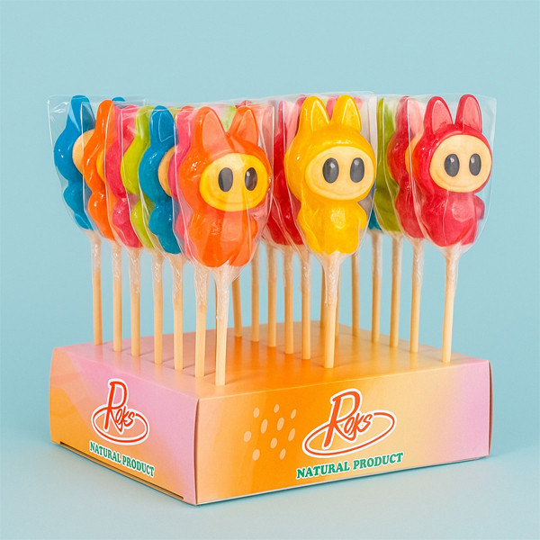 Цукерки на паличці БУБА асорті 30шт, фото 1