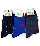 Шкарпетки жіночі повна махра класичні Сердечка 23-25 р. (12 пар!) (Зимові) Варос, фото 3