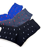 Шкарпетки жіночі повна махра класичні Сердечка 23-25 р. (12 пар!) (Зимові) Варос, фото 7