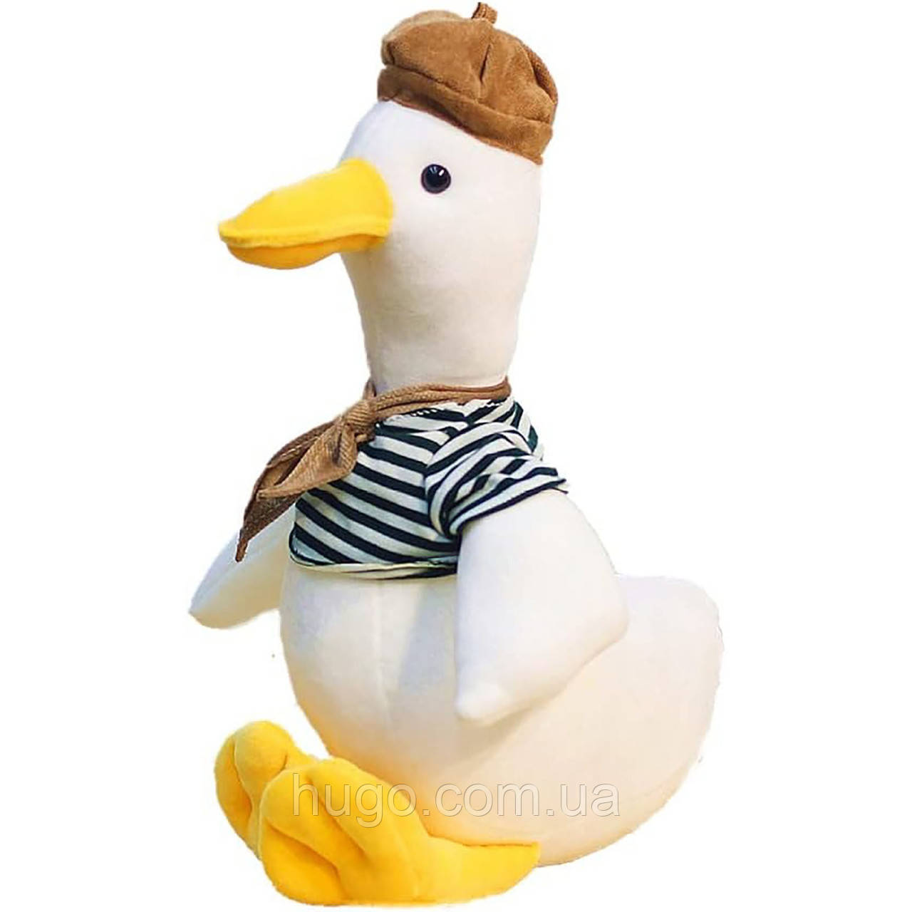 М'яка іграшка Гусак 40 см / Іграшка м'яка обіймашка / Дитяча іграшка гусак-обіймашка (tpk), фото 1