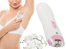 Епілятор для обличчя бритва тример для тіла жіночий акумулятор щітка