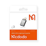 Адаптер McDodo OTG USB-A 3.0 to Lightning Adapter OT-8600 Dark сірий, фото 2