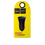 АЗП Hoco UC204 Car Charger 2USB 2.4 A Чорний, фото 2