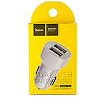 АЗП Hoco Z2A two-port car charger 2USB 2.4A Білий, фото 2