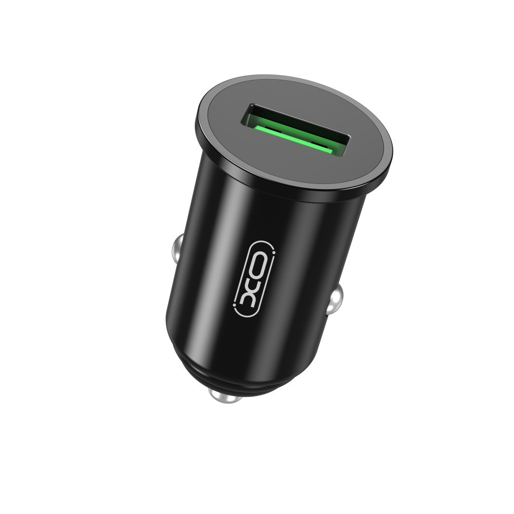 АЗП XO CC35 18W QC3.0 Car Charger Чорний, фото 1