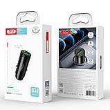 АЗП XO CC39 QC3.0 18W Car charger Чорний, фото 3