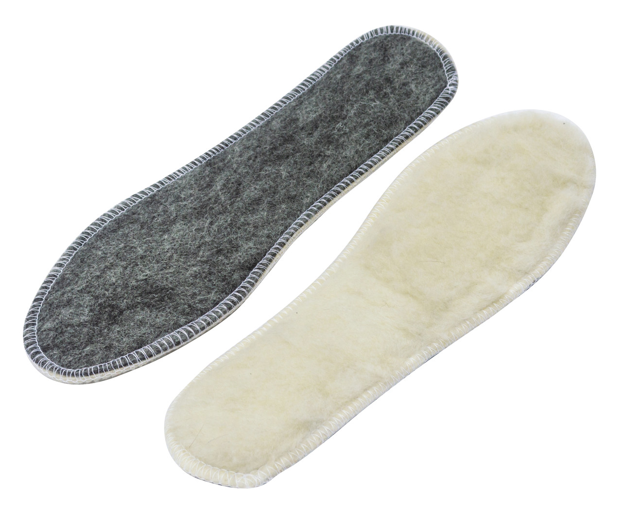 Устілки для взуття фетр + овчина 36 розмір (довжина 23.5 см), фото 1