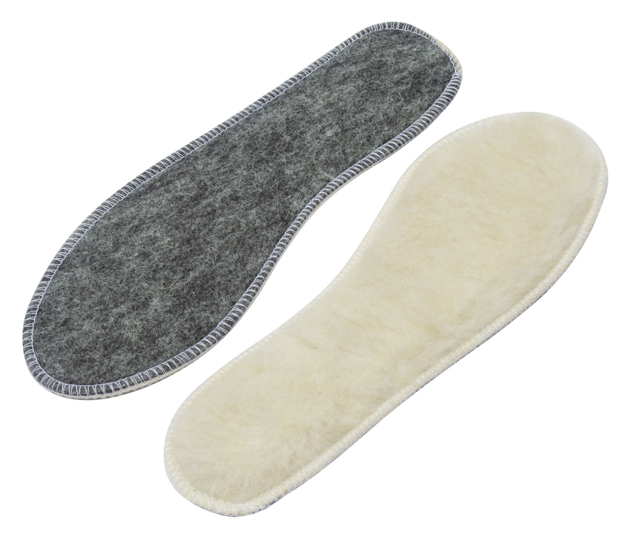 Устілки для взуття фетр + овчина 42 розмір (довжина 27,5 см), фото 1