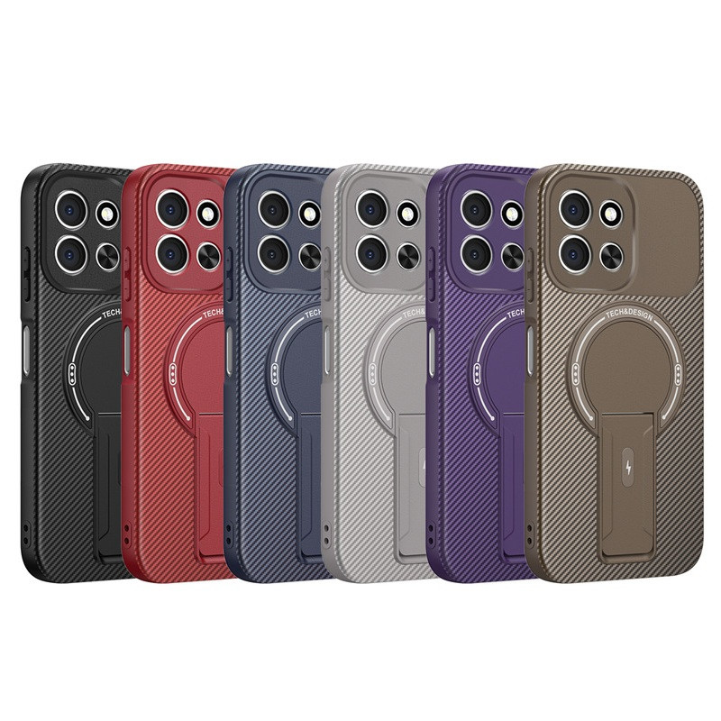 Чохол на Xiaomi Redmi 15C бампер накладка TPU якісний силіконовий протиударний оригінальний "CARBON STYLE", фото 1