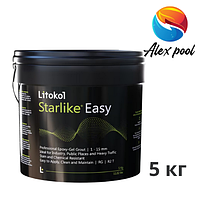 Litokol Starlike Easy  5кг - Епоксидний гель з антикислотним ефектом для укладання та заповнення швів від 1 до 15 мм