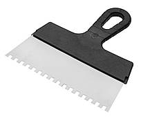 Шпатель зубчастий 200*6*6 мм