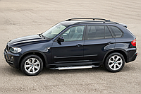 Боковые Подножки Line (2 шт., Алюминий) для BMW X5 E-70 2007-2013 гг