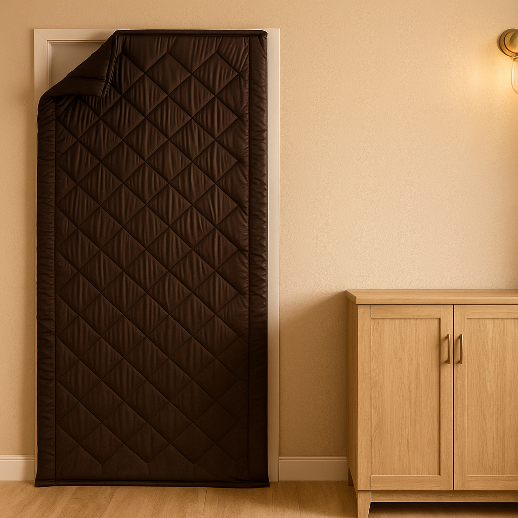 Теплова завіса на вхідні двері 2.8х1.4 м. Термоштора на вхідні двері, штора теплоізоляційна з фольгпокриттям -UKMarket-, фото 1