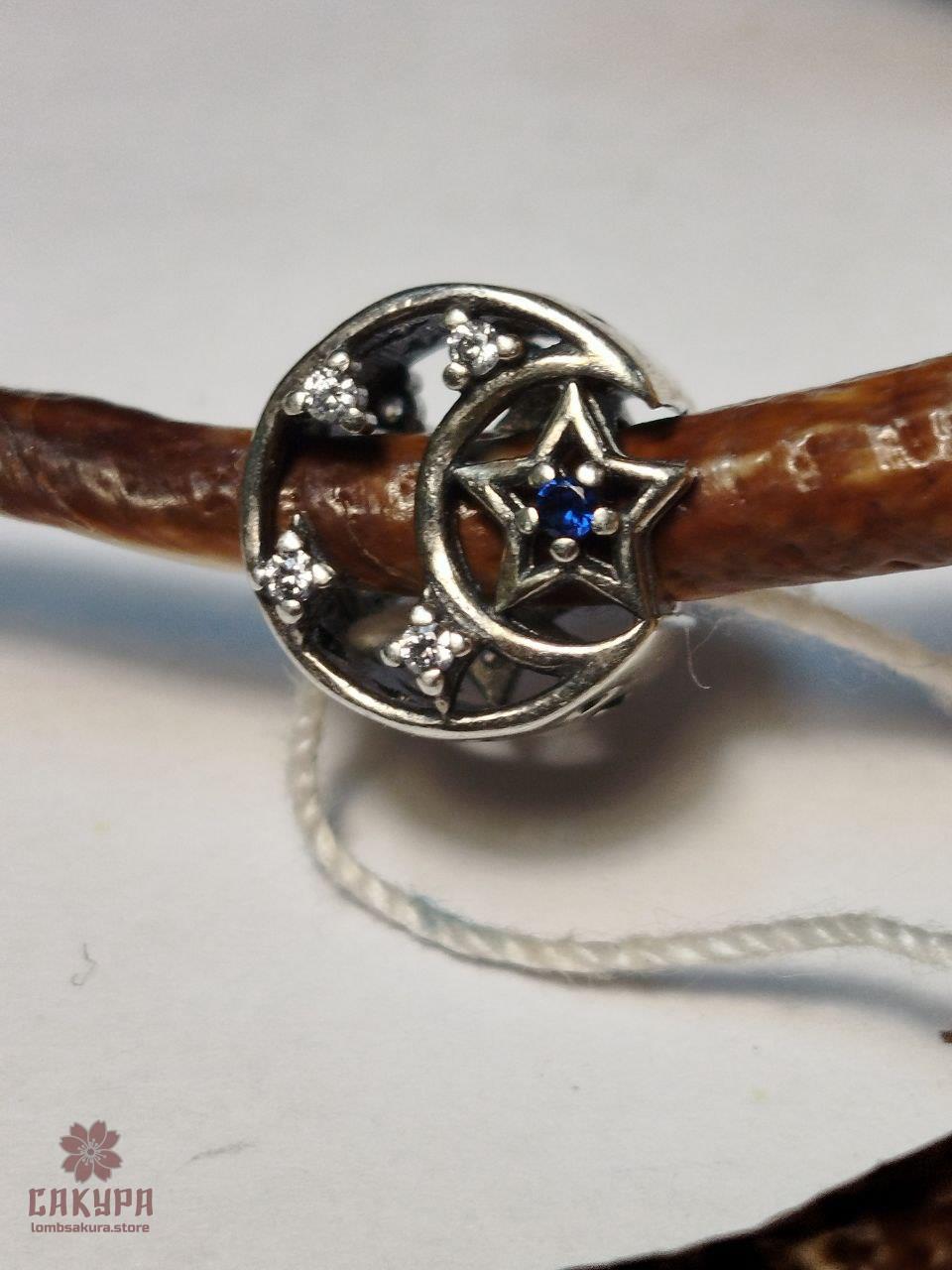 Срібний Кулон зі вставкою цирконій, фото 1