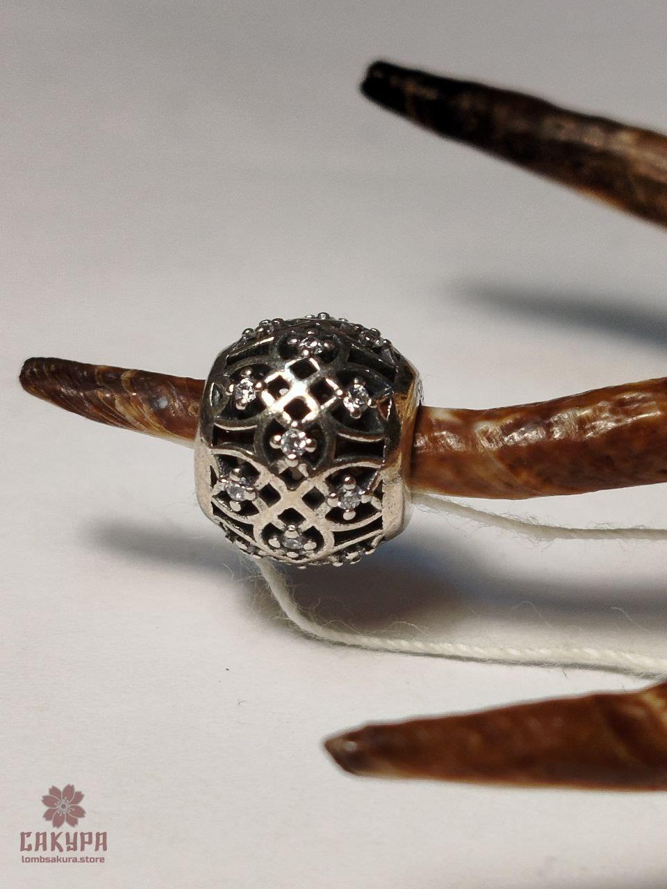 Срібний Кулон зі вставкою цирконій, фото 1