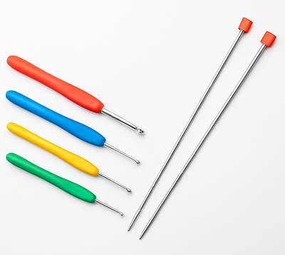 Спиці та гачки для в'язання