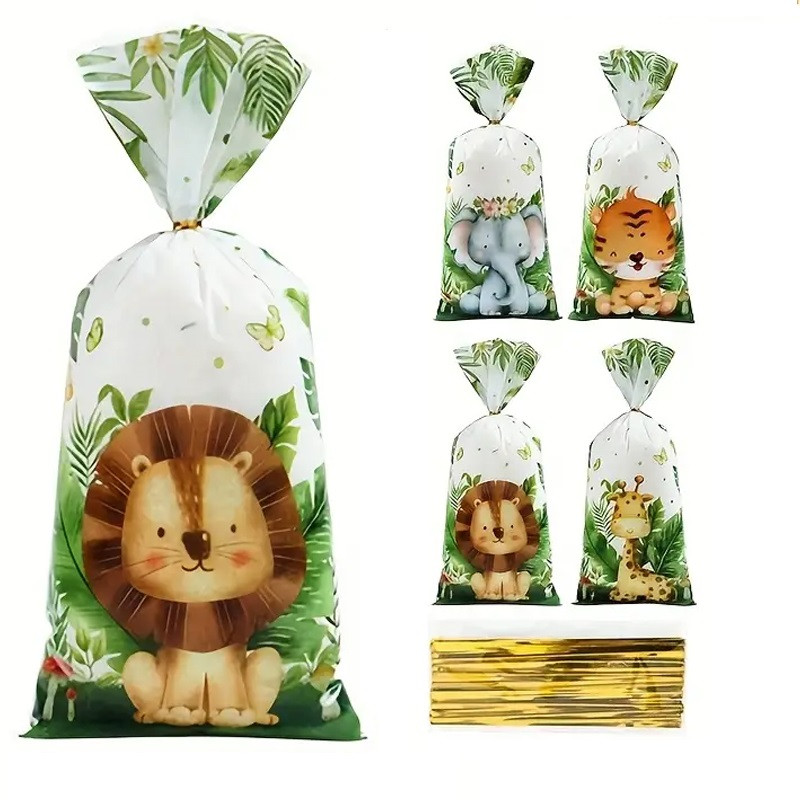 Пакети для пакування CHI Звірятка 27,5 х12,5 см 25 шт з зав'язками (202384)