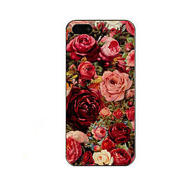 Силіконовий чохол на Iphone SE з картинкою троянди