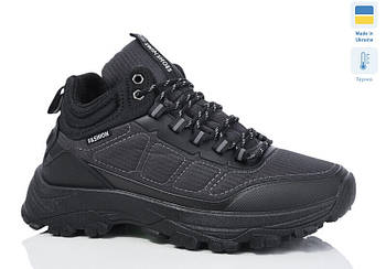 Черевики чоловічі зимові 8 пар у ящику чорного кольору 39-44