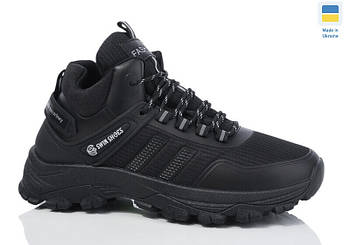 Черевики чоловічі зимові 8 пар у ящику чорного кольору 39-44