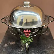 Садж для шашлику з підігрівом Люкс виноград 36см