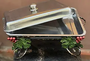 Садж для шашлику прямокутний Люкс виноград 45/35см, фото 1