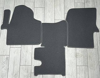 EVA Ева килимки в салон для Volkswagen Crafter 2006-2016 з вухом між сидіннями / Фольксваген Крафтер килимки