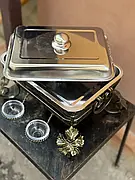 Садж для шашлику Виноград прямокутний 36/27см з соусницями