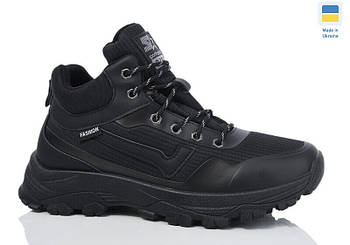 Черевики чоловічі зимові 8 пар у ящику чорного кольору 39-44