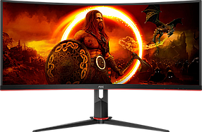Монітор 34" AOC CU34G2XP 180Hz Black (CU34G2XP/BK)