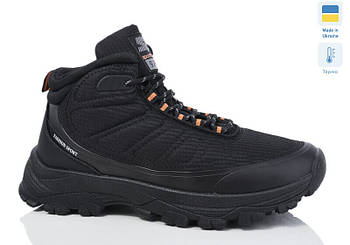 Черевики чоловічі зимові 8 пар у ящику чорного кольору 39-44