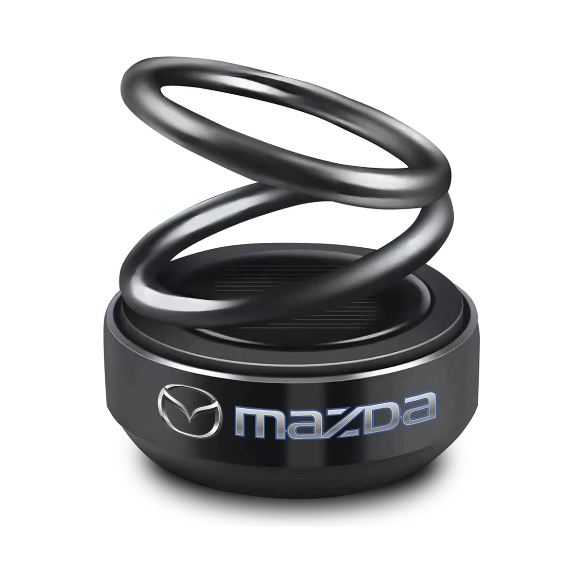 Автомобільний ароматизатор Mazda з левітуючими кільцями на сонячній енергії, фото 1